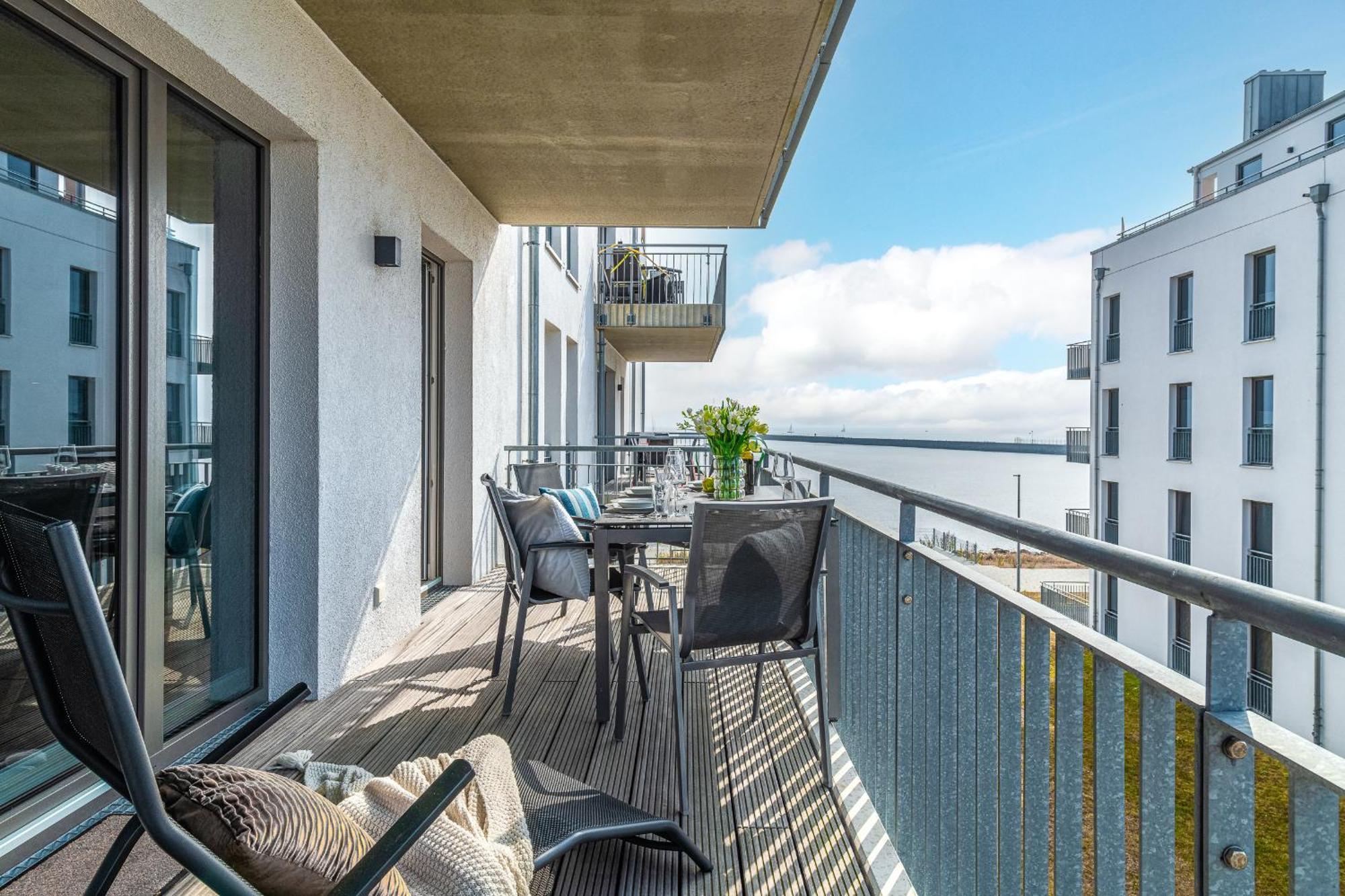 Ocean Storm- 2 Og, Balkon, Kamin Apartment Olpenitz Exterior photo